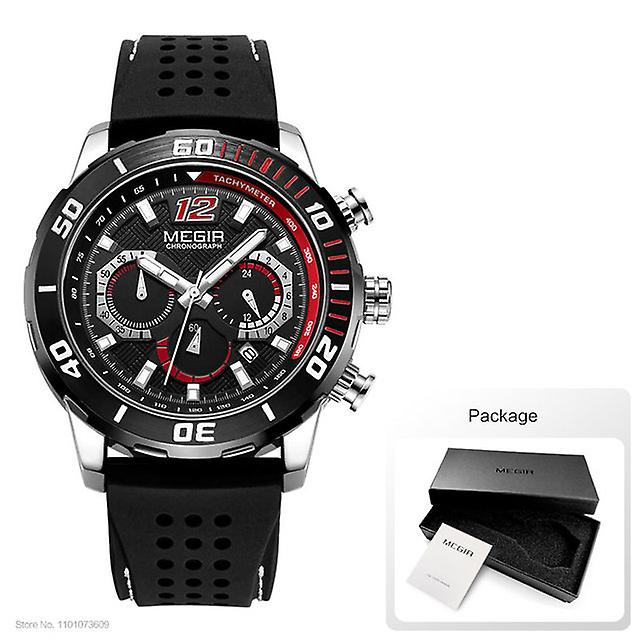 שעוני ספורט לגברים יוקרה כרונוגרף שעון קוורץ מותג עליון גבר כחול סיליקון שעון יד Reloj Relogio שעון זוהר