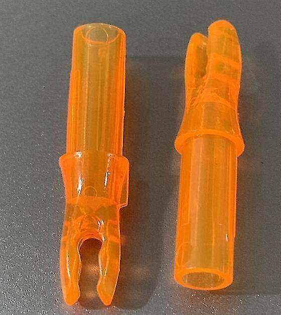 Transparent Orange Archery Arrow Internal Nocks