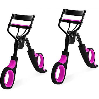 2 Pcs Eyelash Curler Black Handle Lash Curler Professional Lash Curler For Women And Girls Makeup Accessory