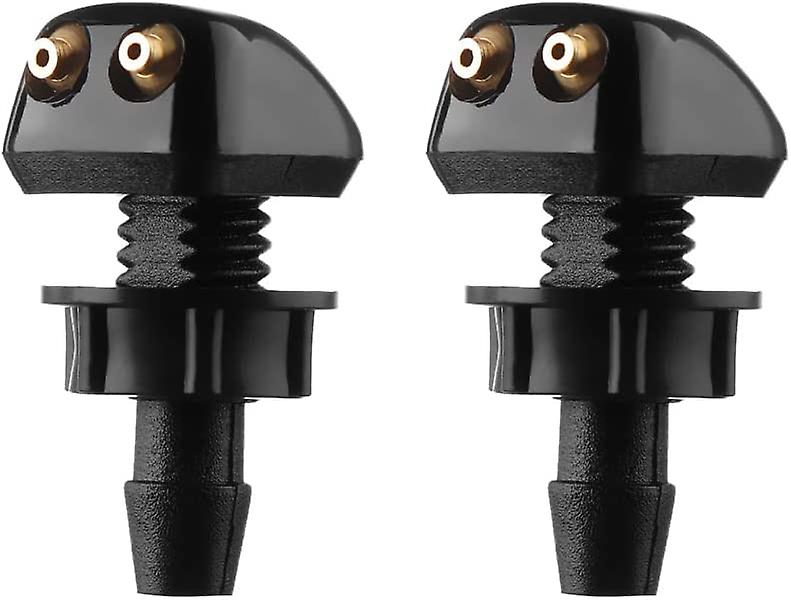 Washer Nozzles, Windscreen Sprayer ABS Plastics Water Spout Outlet Front Windshield Universal Useful