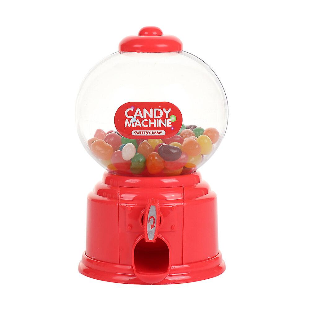 Μηχανή Gumball για το μίνι διανομέα καραμελών παιδιών Μεγάλο δώρο ή vintage διακόσμηση γραφείων γραφείων, κόκκινο
