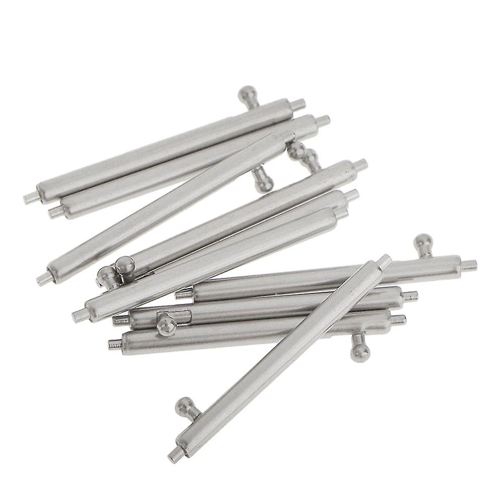 10pcs Quick Release Cylindrical Push Button Spring Bar Watches 19mm
