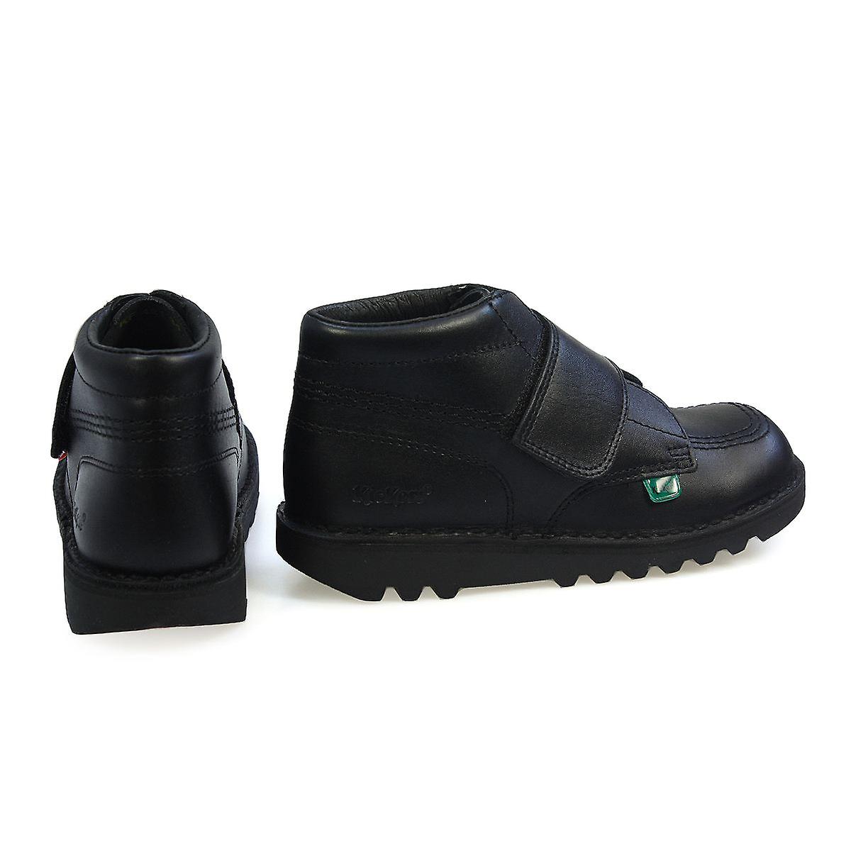Boys Girls Kickers Kick Kilo Junior Boots - (Black)