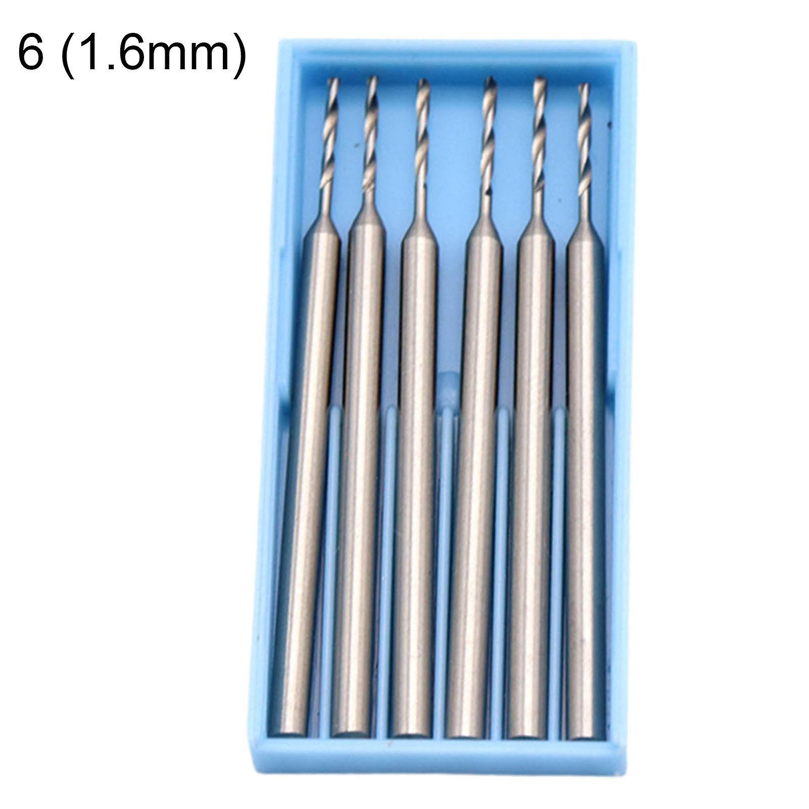 6pcs 2.35 Shank High Precision Twist Drill Bit Different Specifications Widely Used Accessories Hand Drill Pin For Workshop