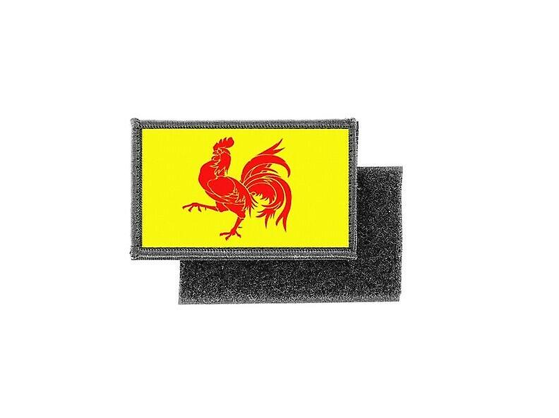 Patch ecusson prints Walloon flag badge Walloon belgium