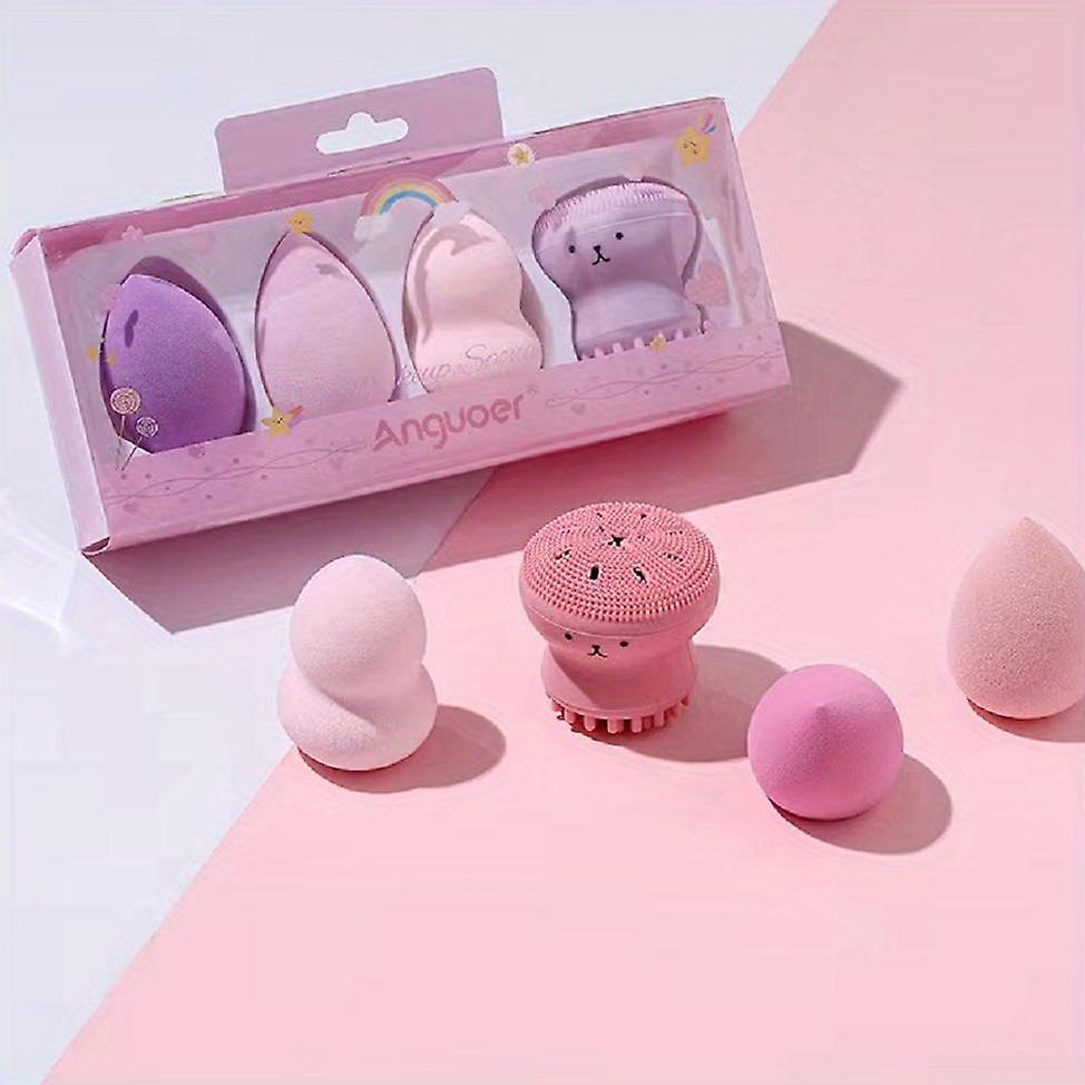 נקו עמוק את הנקבוביות שלכם עם מברשת סיליקון תמנון לניקוי פנים - מכשיר לעיסוי פנים ושטיפת פנים