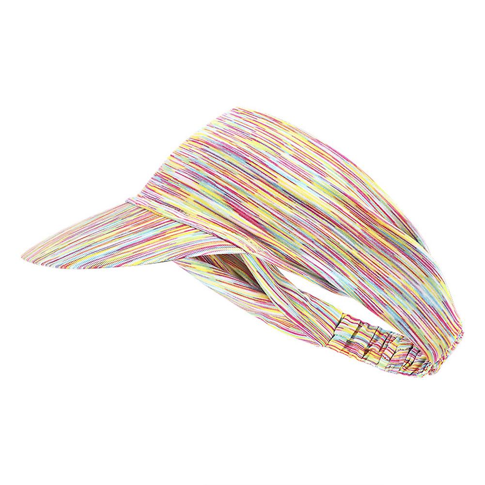 Summer Unisex Sun Visor Hat Elastic Sports Headband Empty Top Baseball Cap