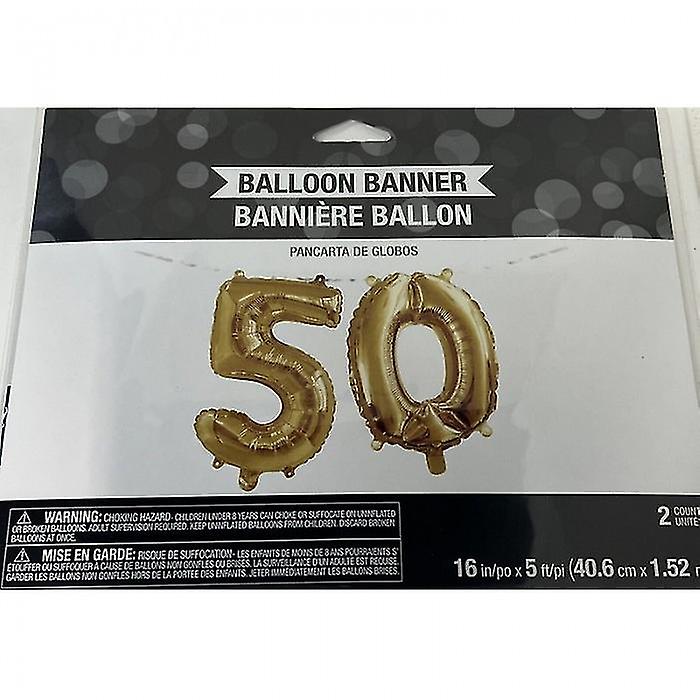 Creative Party Plastic Number 50th Birthday Foil Balloon