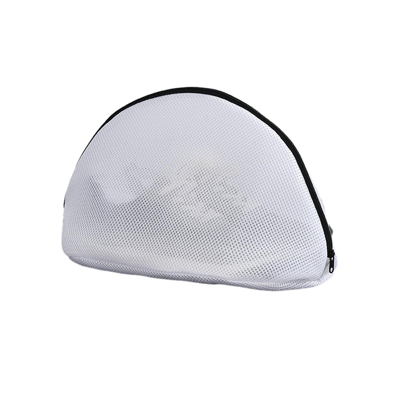 Shoe Washing Mesh Bag with Zipper Reusable Clothes Washing Net Pocket for Bathroom