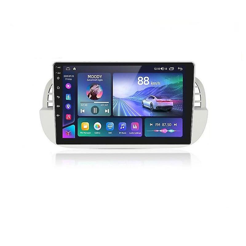 Android Carplay Car Radio For FIAT 500 2007-2015 2din Android Auto Multimedia Navigation Autoradio