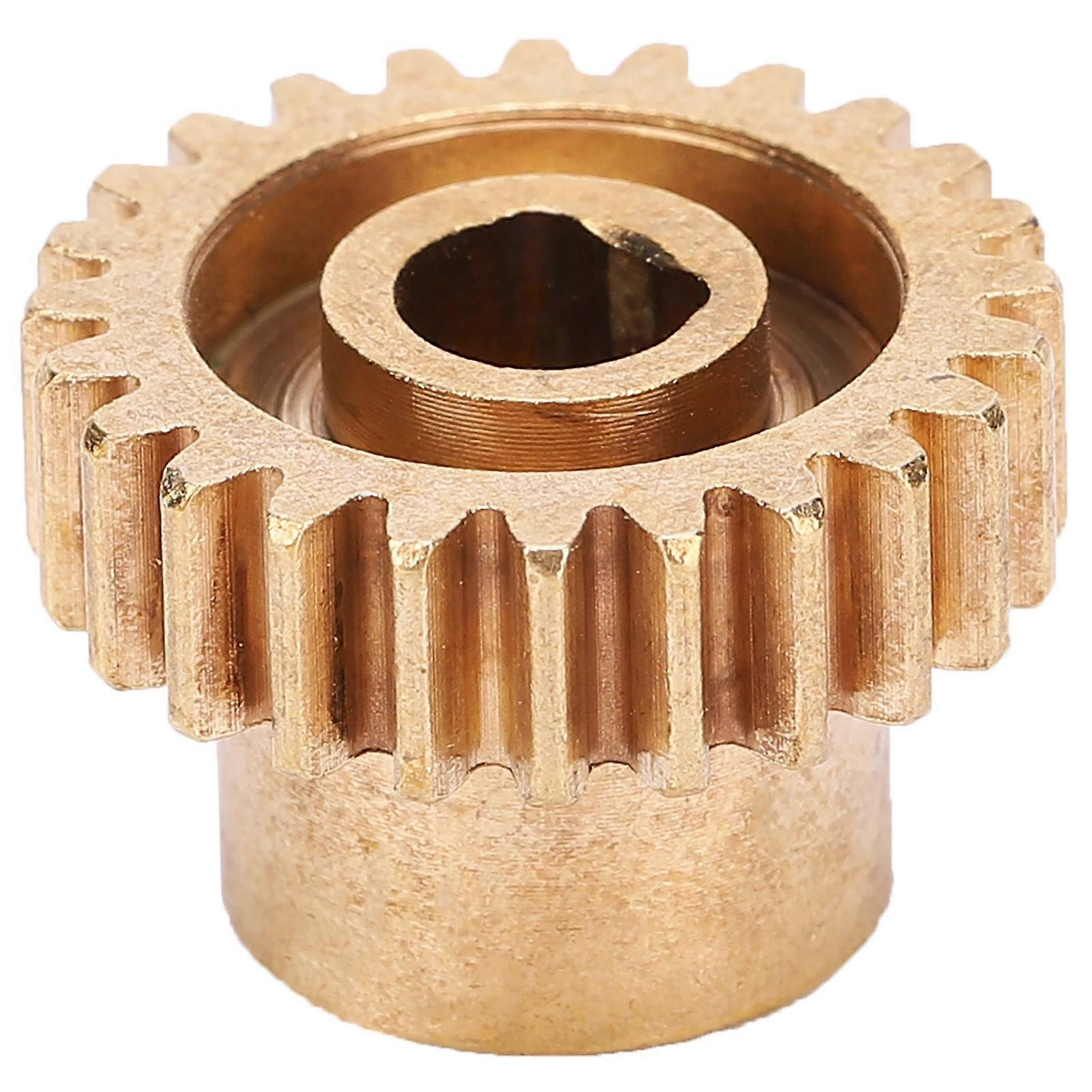 4301-0006-0024 24 tannhjul Tannhjul Messing 6mm D-Bore MOD 0.8 Gear Industrial Robot reservedeler