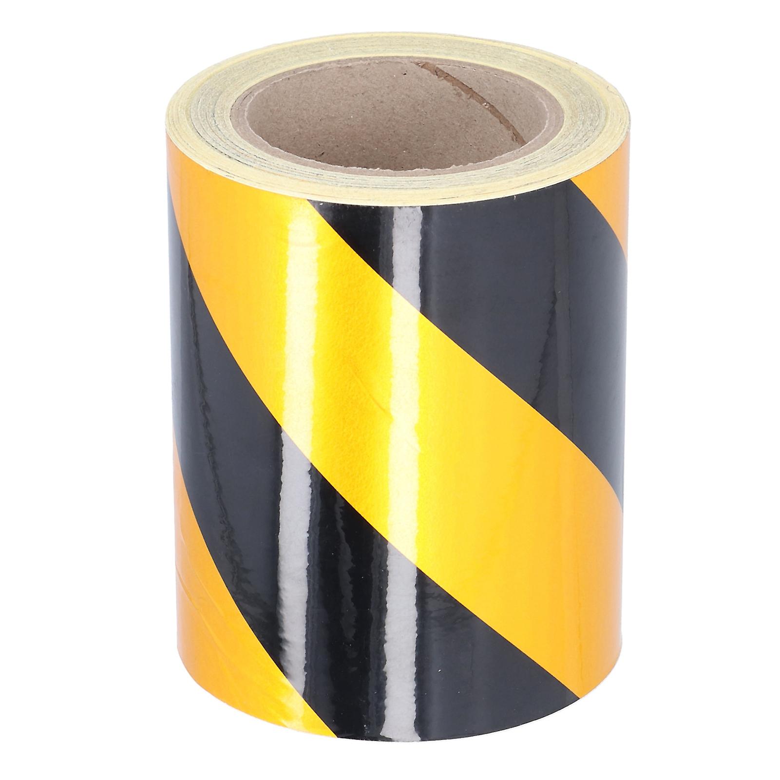 Reflective Warning Marking Yellow Black Waterproof Strong Adhesion Tape for Vehicles Trailers Boats Signs Reflective Warning Tape