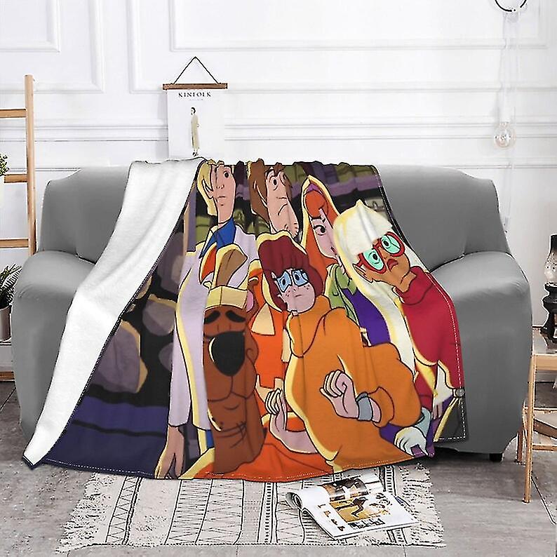 Two Layers Blanket Velma Custom Name Printed Bedspread Sofa Covers