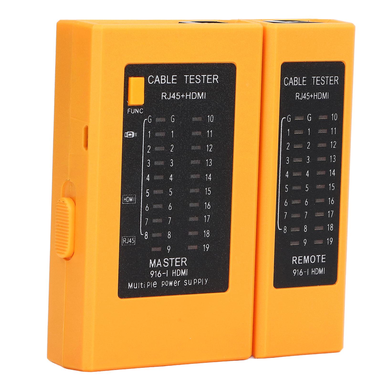 Network Cable Tester Multifunctional Long Distance Inspection RJ45 High Definition Cable Test Tool 