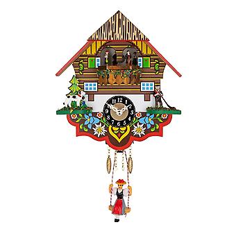Engstler - 0193 SQ - Rocking Clock - Quartz - with Cuckoo Call and Westminster Strike