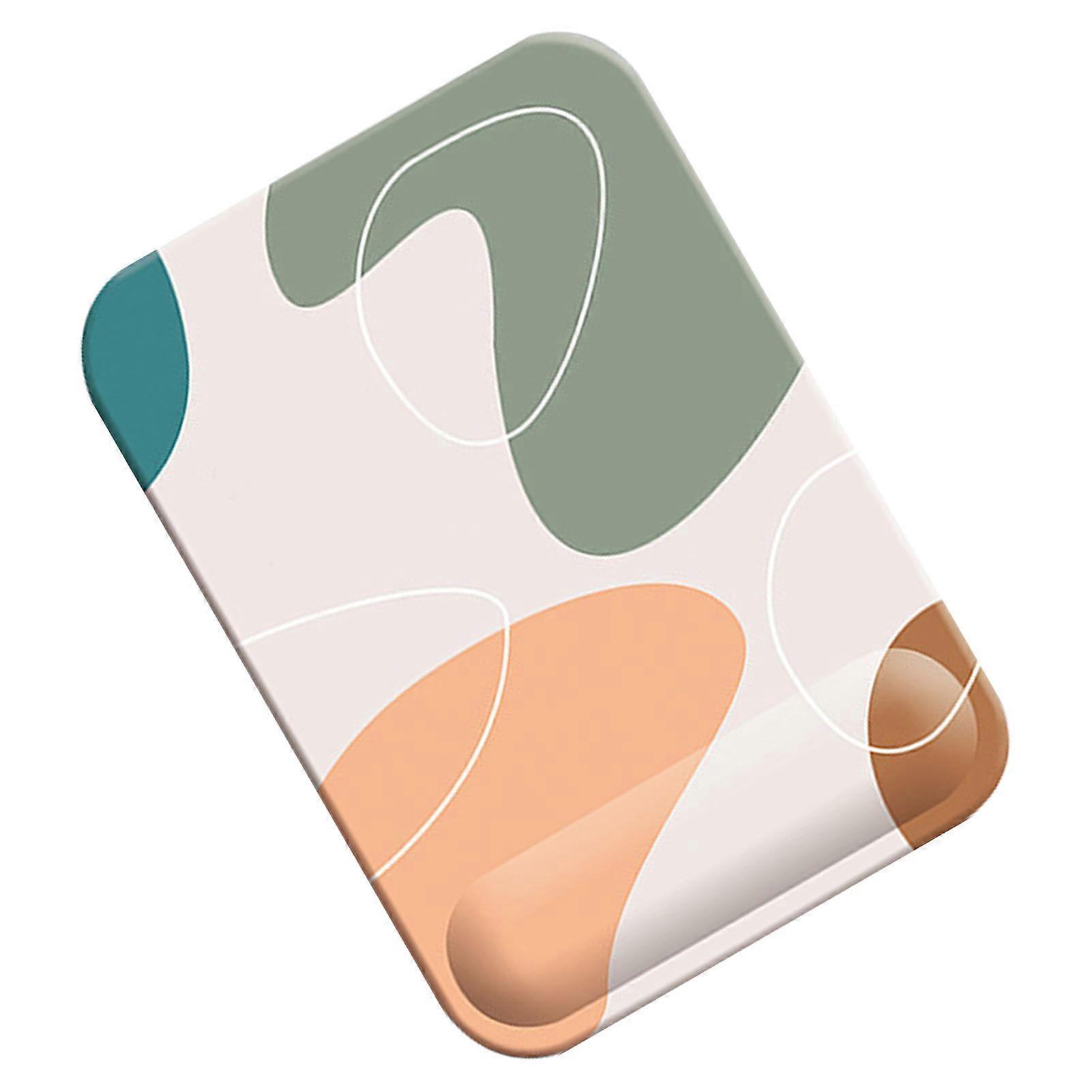 Tapis de souris ergonomique en silicone avec support de repose-poignet en mousse à mémoire de forme pour ordinateur rectangulaire, orange