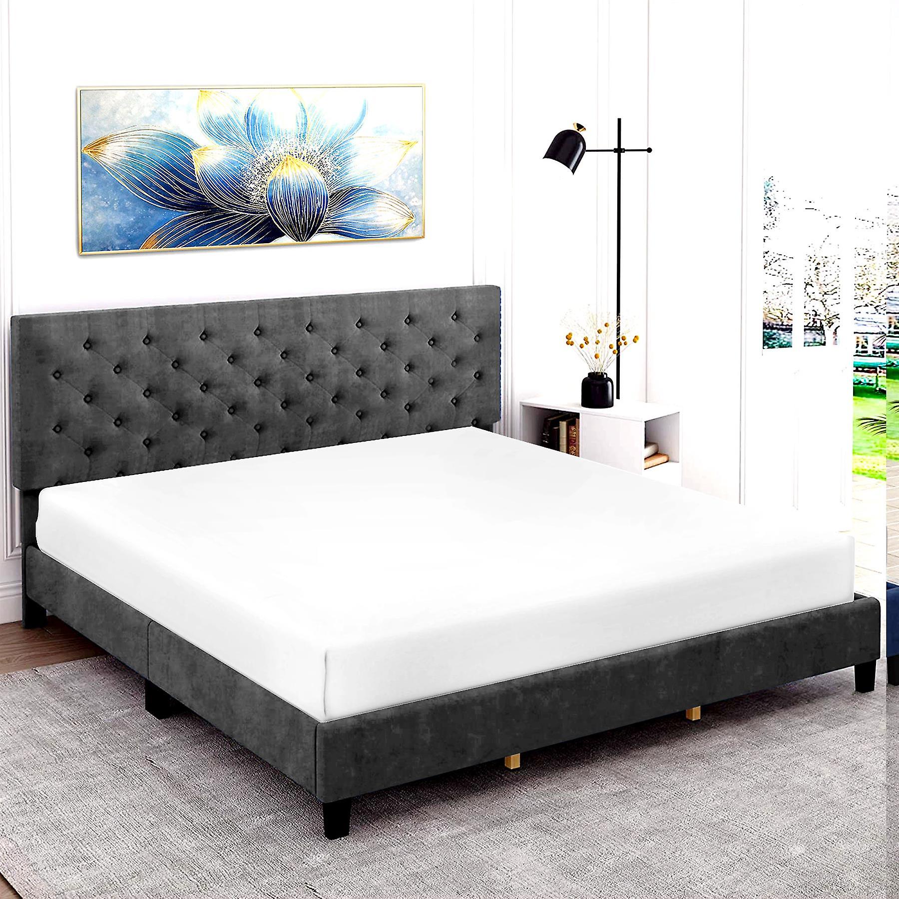 A2Z Easy Care Iron Diamond Fitted Sheet Cotton Single Double Bed Sheet