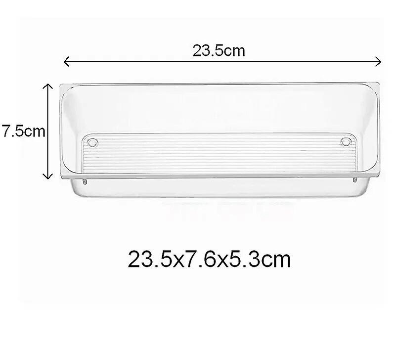 Clear Storage Box Multi-function Drawer Organizer Divider Dresser Sundries Bathroom Classification Plastic Storage Case