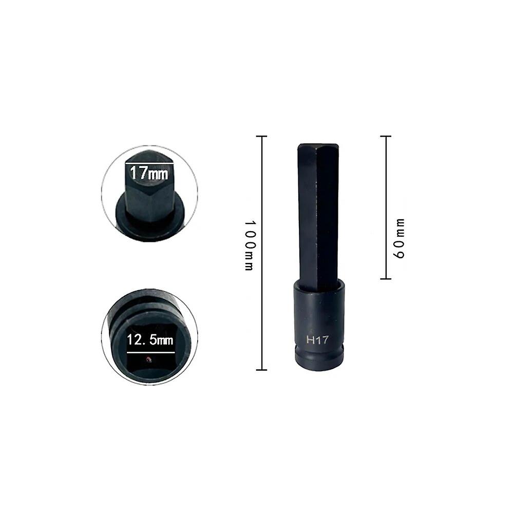 1/2" Hex Drive Bit Socket Wrench Adapter Hexagon Screw Ratchet Wrench Nut Removal Adapter Wrench H4-H19~13483