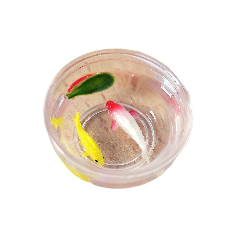 ミニチュア家具おもちゃ人形ハウスDIYデコレーションアクセサリーミニ1:12シミュレーション鯉魚タンク