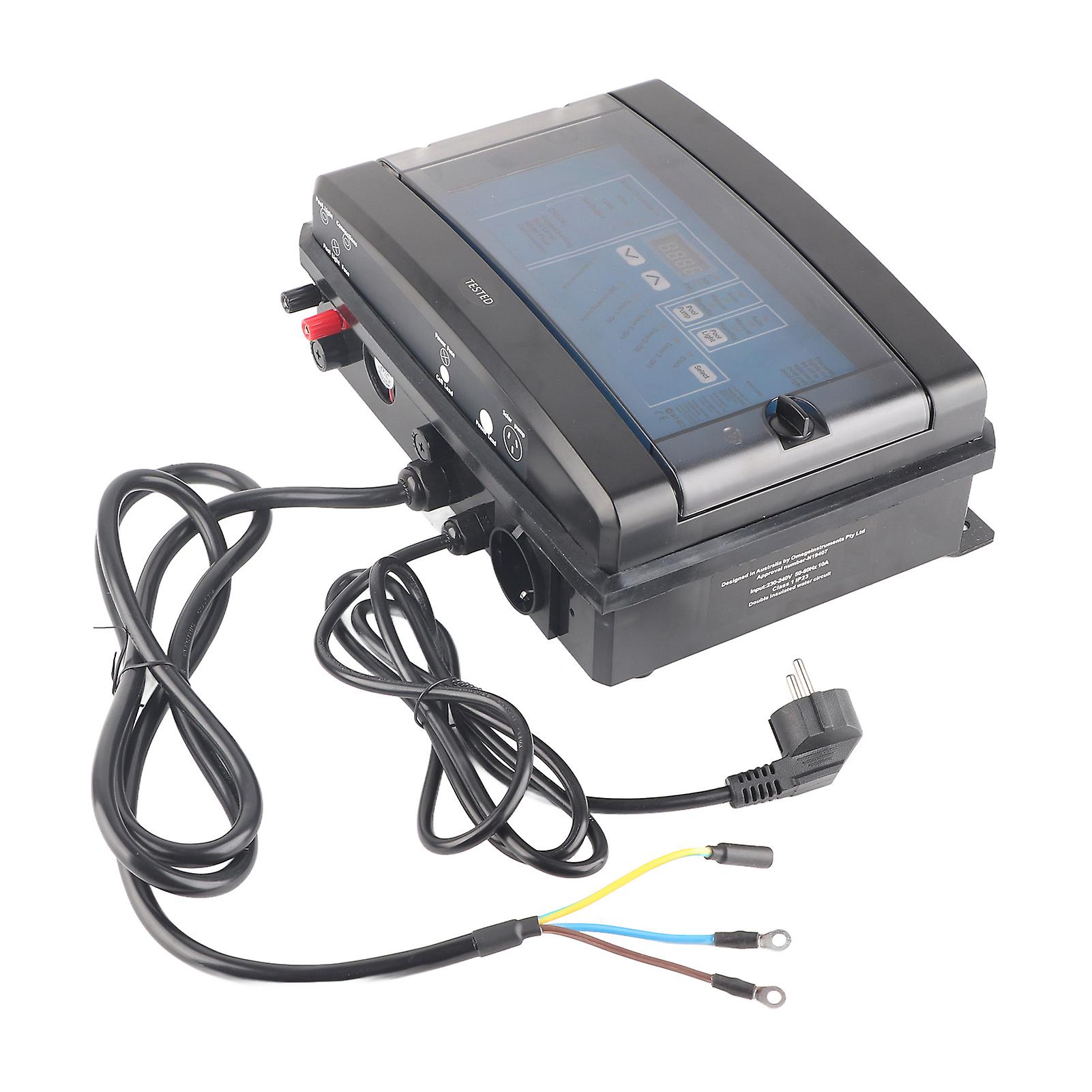 50g/H Electrolytic Salt Chlorine Machine 100W Chlorine Generator for Swimming Pool SPA 230-240VEU Plug