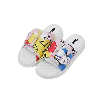 Women Vegan Leather Yellow Casual Shoes The Creation of the Collage 