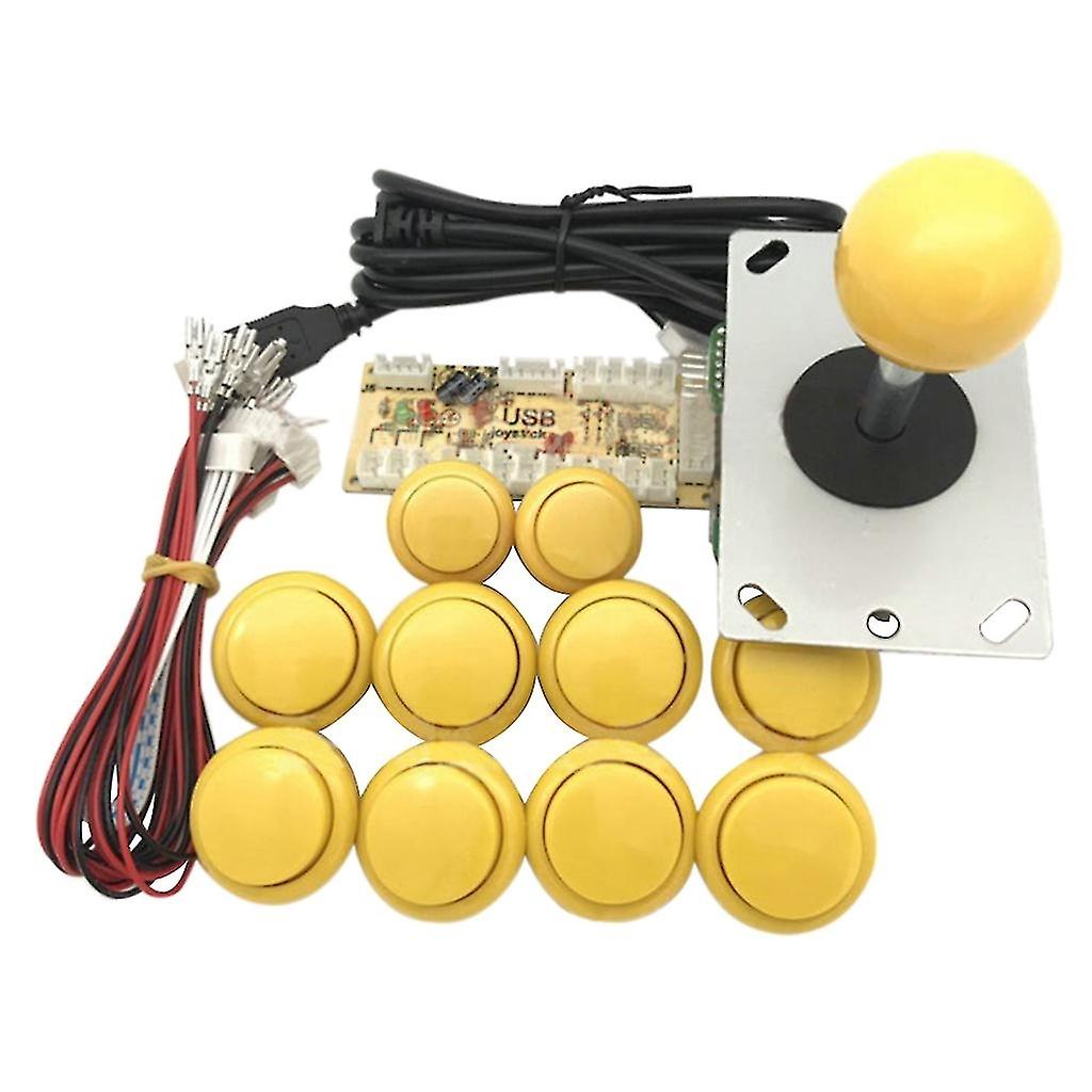 Players Led Arcade Diy Kit For Usb Pc Game Diy Controller Diy Arcade Joystick