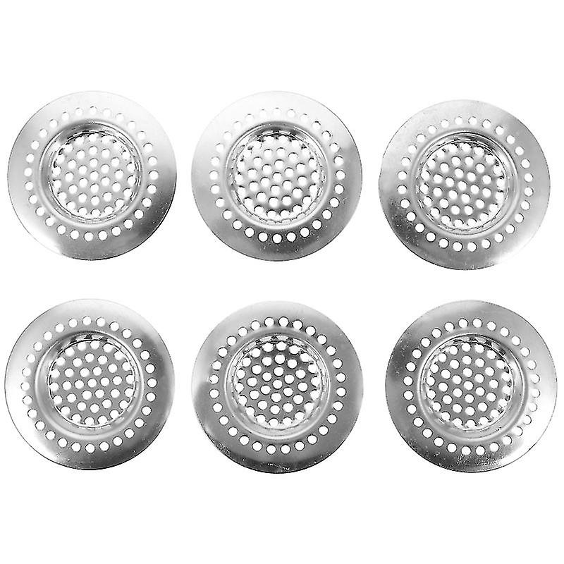 6pcs Stainless Steel Sink Filter