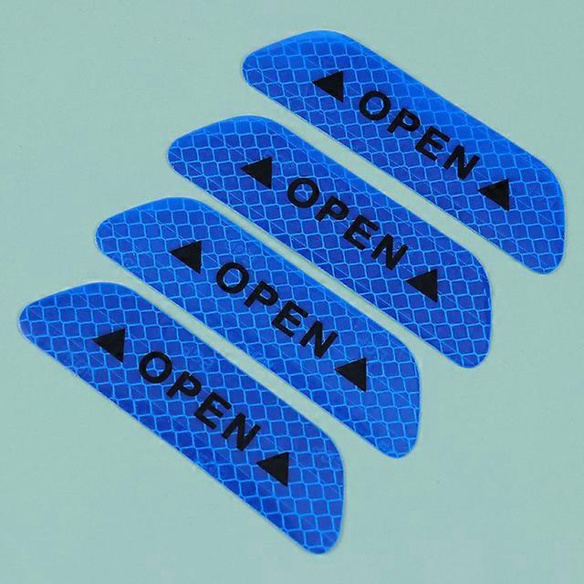 4Pcs Car Reflective Tape Warning Mark sticker Accessories Exterior For Chevrolet Cruze OPEL MOKKA ASTRA J Hyundai Solaris Accent