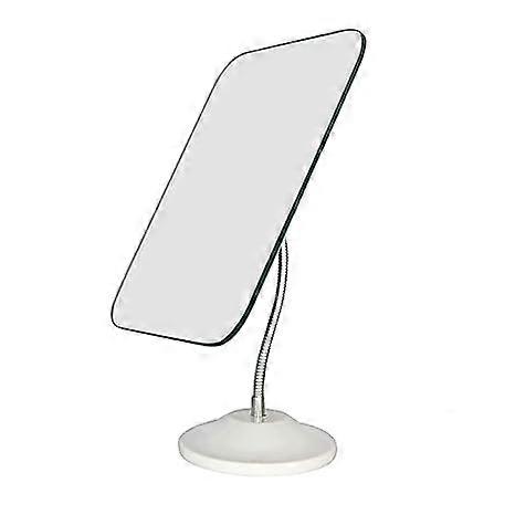 Gooseneck makeup mirror 360  rotating folding desktop makeup mirror square