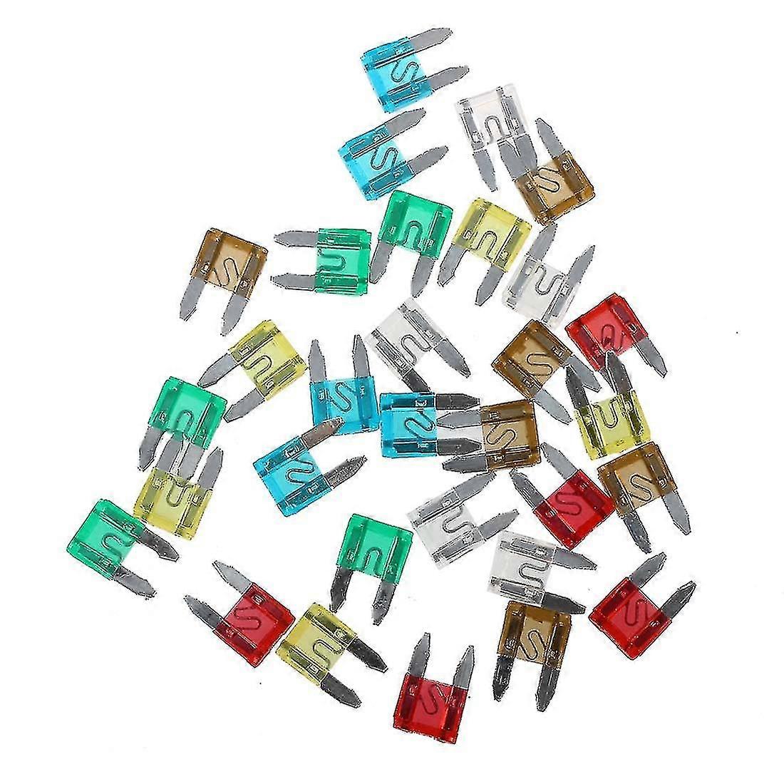 30 Blade Fuse Plug 7.5 / 10/15/20/25/30 Amperes For Vehicles