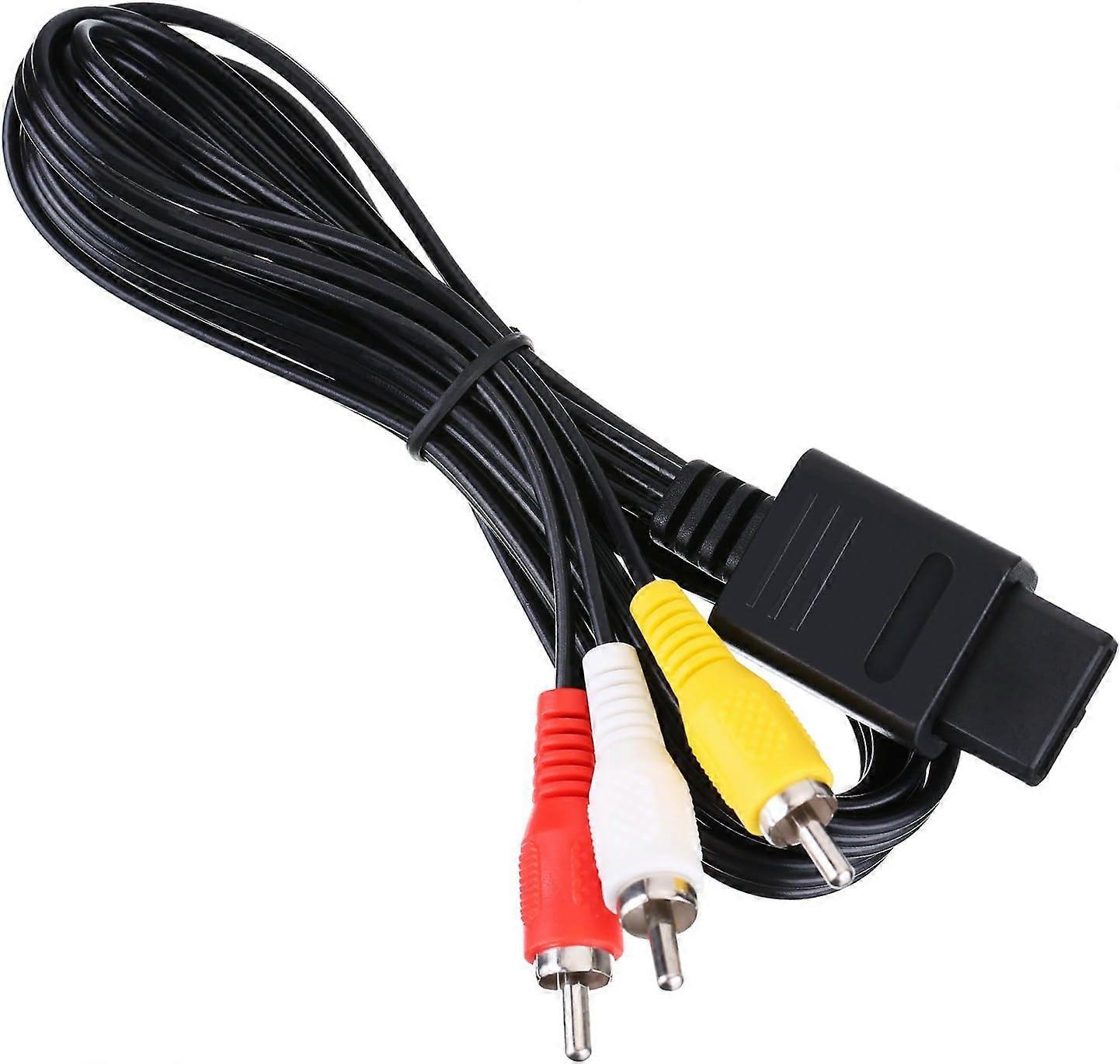 Composite AV Cable Replacement Wire for Nintendo N64/SNES/Gamecube/GC
