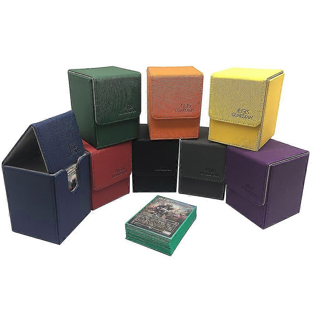 Aegis Guardian Top Loading Card Case Deck Box Mtg Yugioh Tcg Binders: 100+