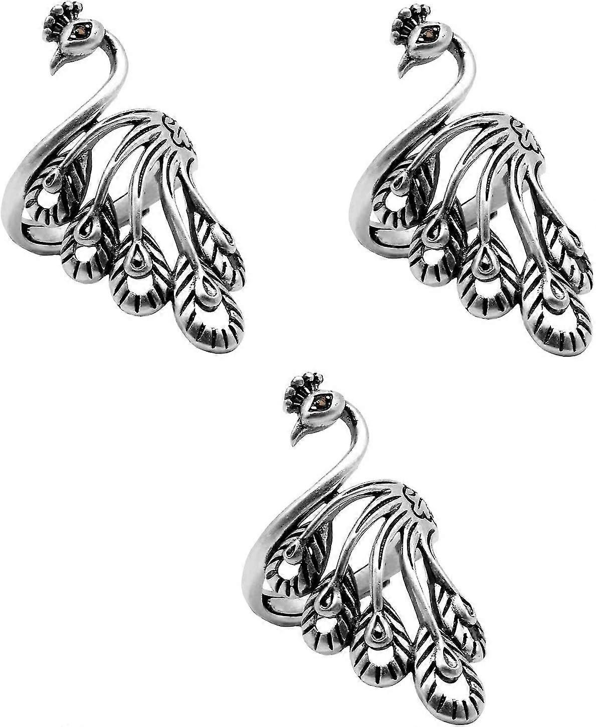 Loop Knitting Alloyfixed Yarnwoven Scarves Knitting Lover (5pcs, Silver)