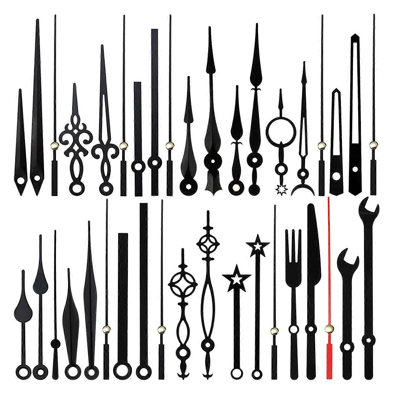 14 Styles Clock Movement Mechanism,Non-Ticking Clock Hands,DIY Repair Parts Replacement for Clock R