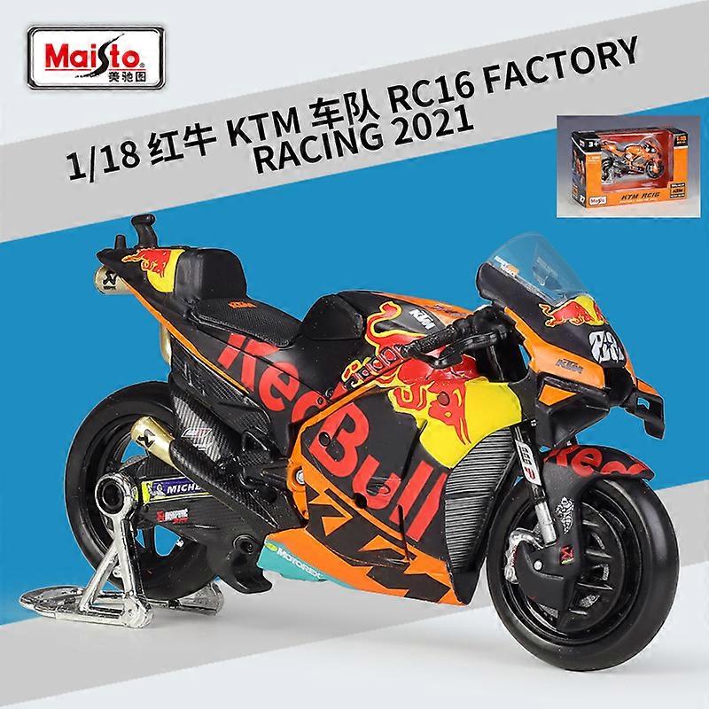 1:18 2023 Red Bull KTM Factory Racing #33 Binder #88 Oliveira Licensed Simulation Alloy Race Motorcycle Model Collection