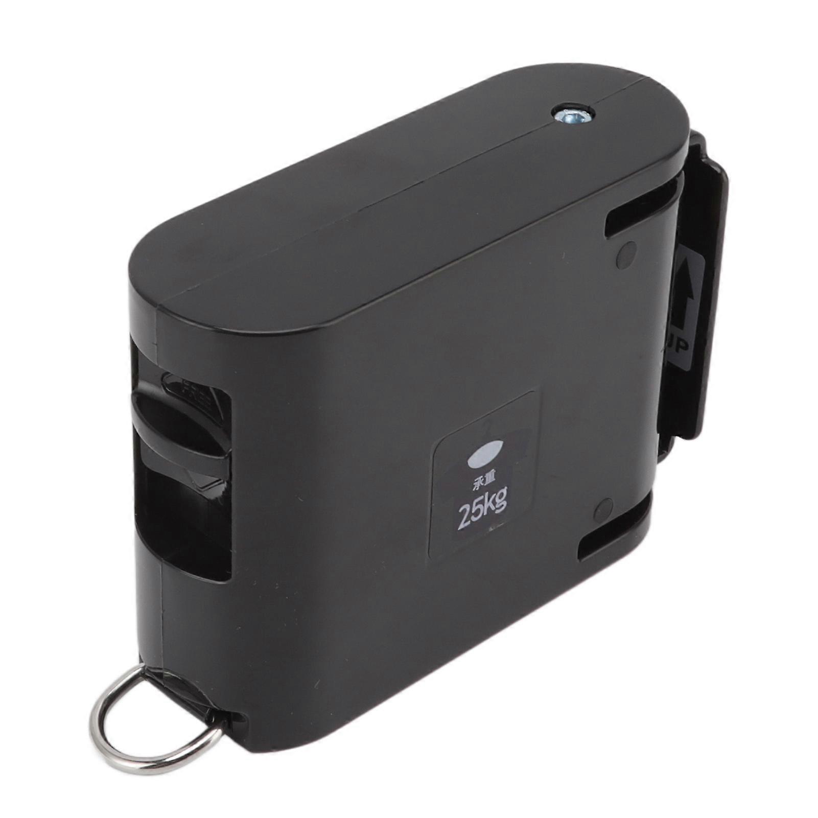 Retractable Clothesline 4.2m Wall Mounted Thickened Indoor Room Black