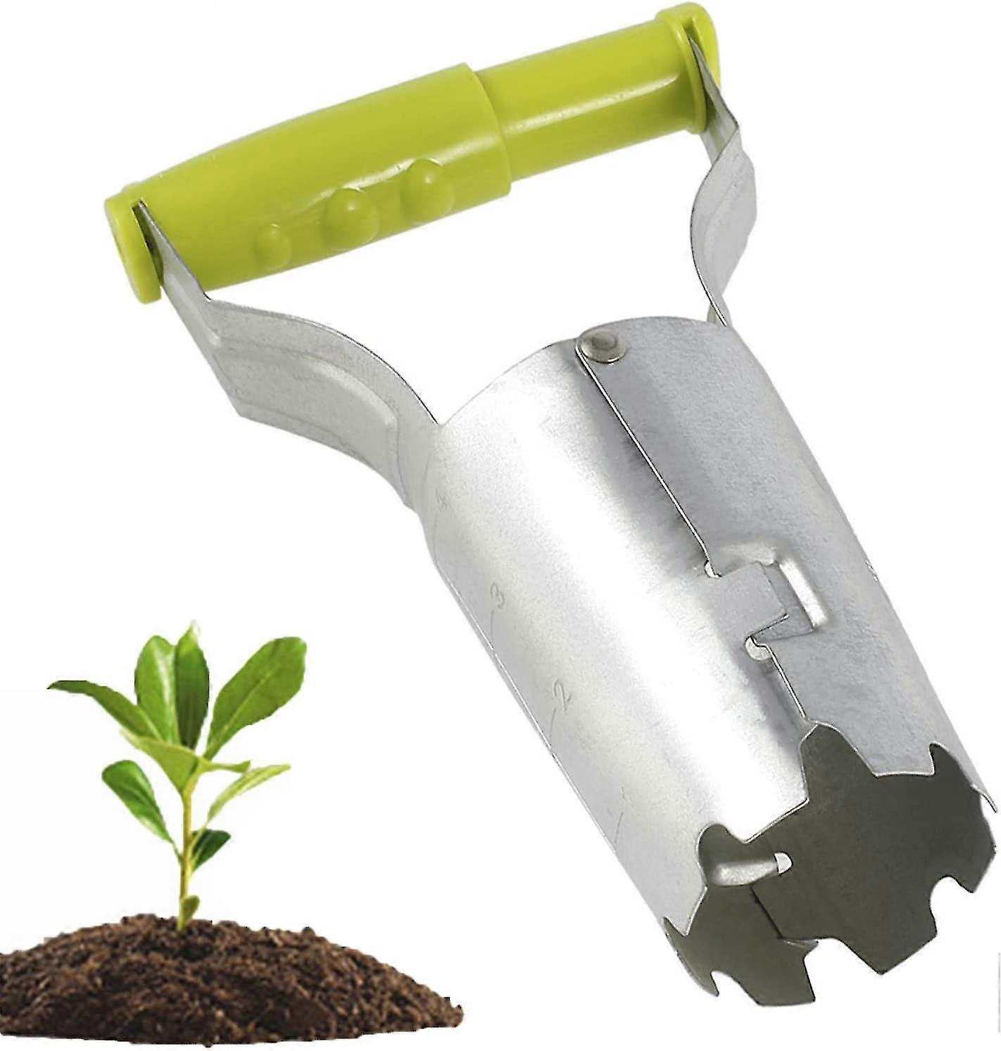 Transplanter Bulb Planter Tool With Depth Marker