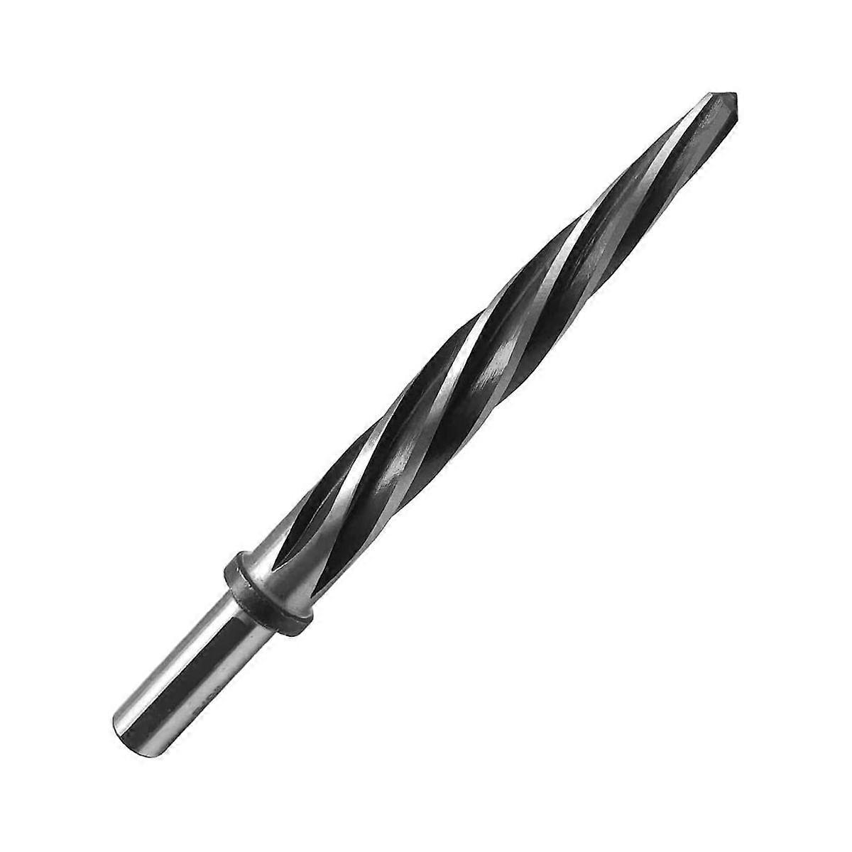 5/8Inch Spiral Flute Reamer with 1/2 Inch , M2 HSS Bridge/Construction Reamer Taper Chucking Reamer Drill Bit