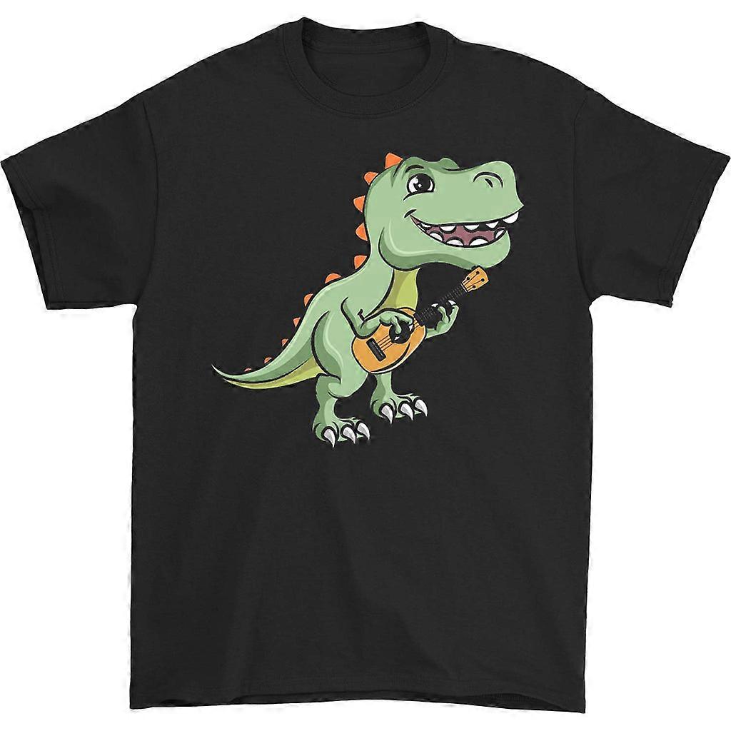 Dinosaur Playing A Ukulele T-shirt