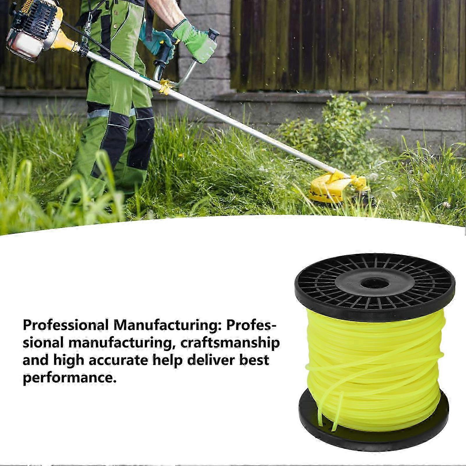 Trimmer Spool Line, Professional Round Replacement Spool for String Trimmer 3.0mm Weed Eater Trimmer Spool Parts Compatible with Ryobi STHIL Husqvarna
