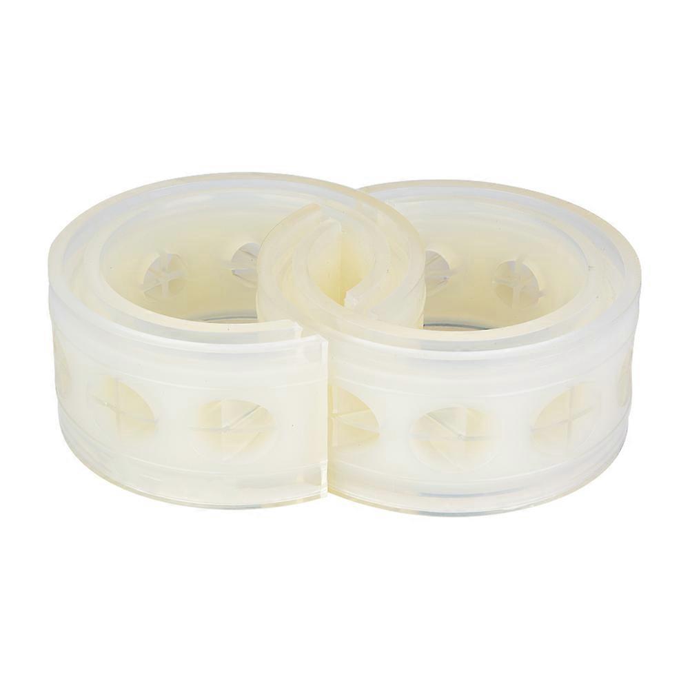 2pc Transparent Car Shock Absorber Buffer Spring Bumper Cushion Type C