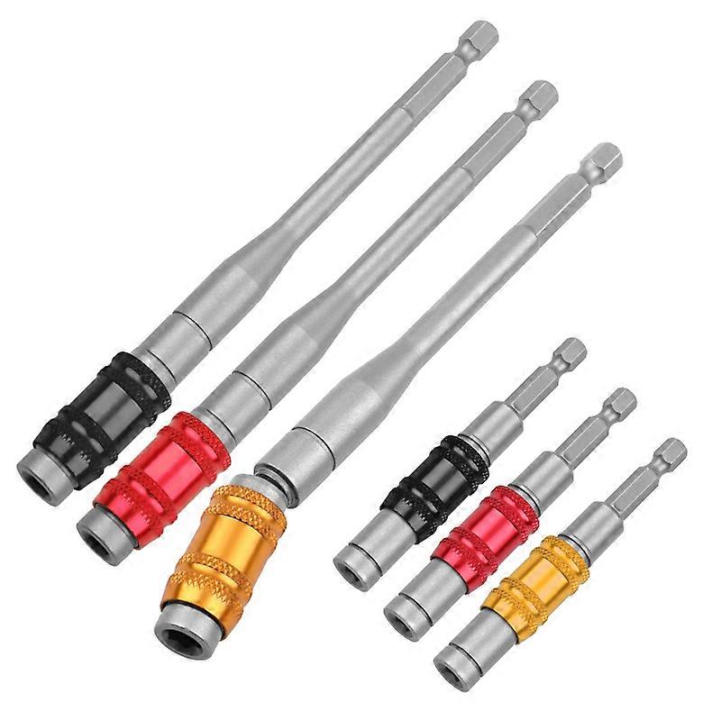 1/4 Hex Magnetic Ring Screwdriver Bits Drill Hand Tools Drill Bit Extension Rod Quick Change Holder Drive Guide Screw Drill Tip