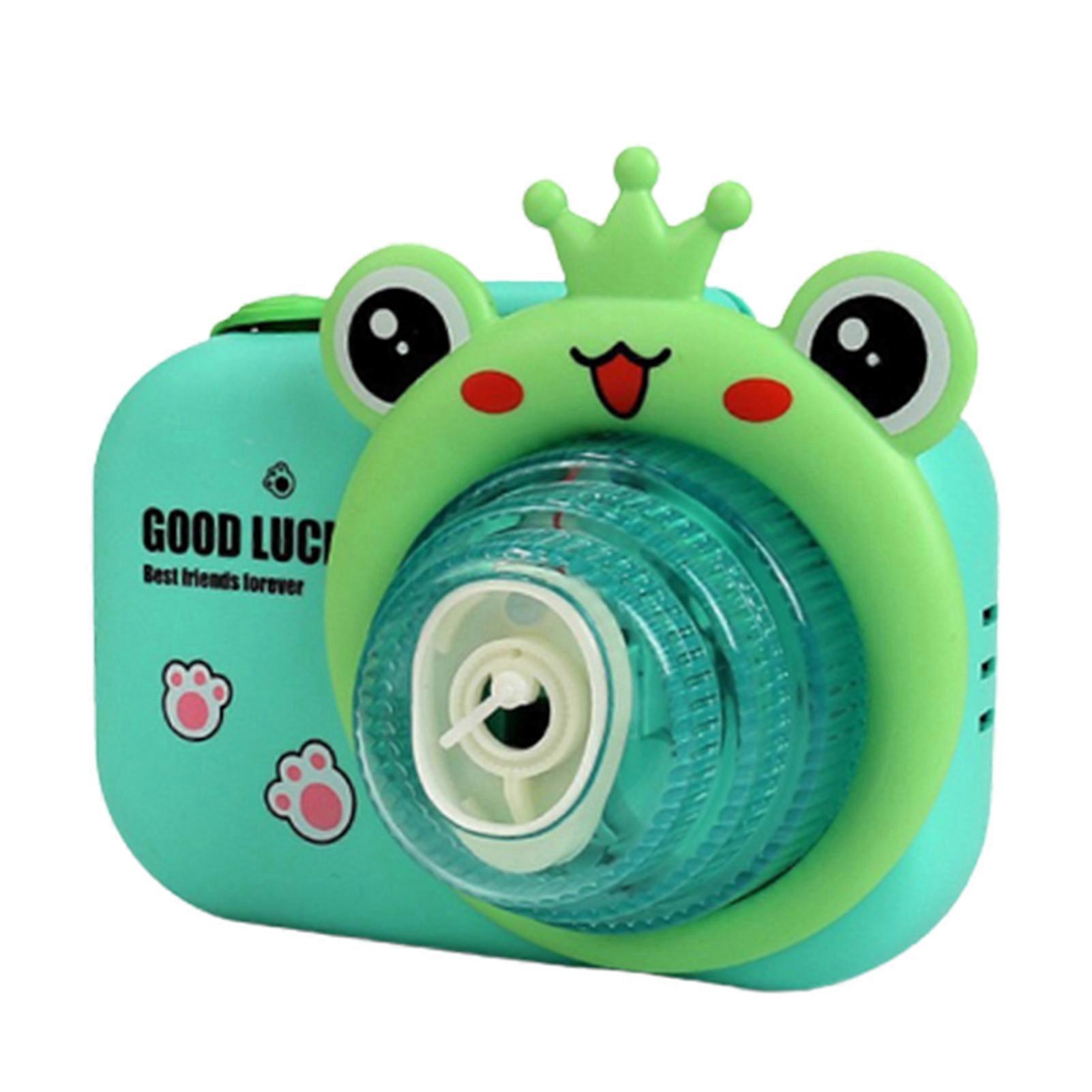 Bubble Camera Bubble Blowing Products Bubble Makers Cartoon Toy with Light Music