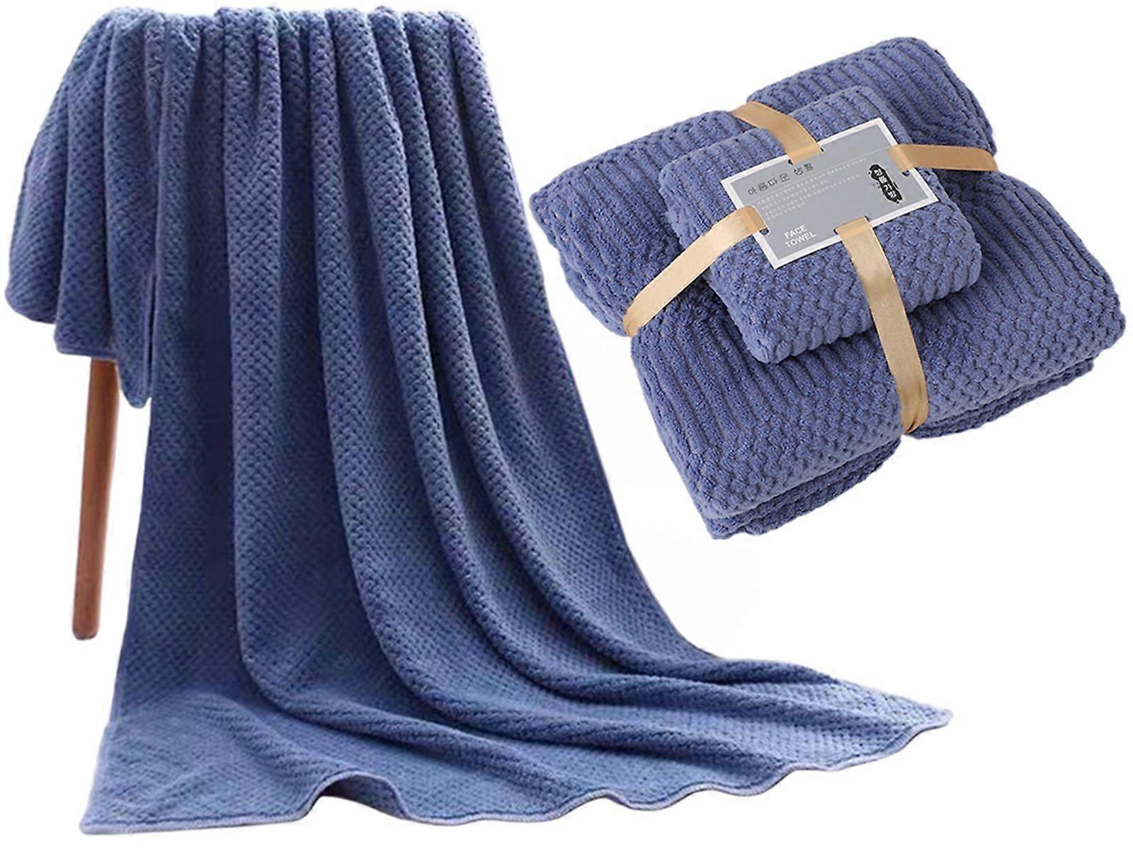 2Pcs Bath Towels Ultra Soft Bath Towel Set
