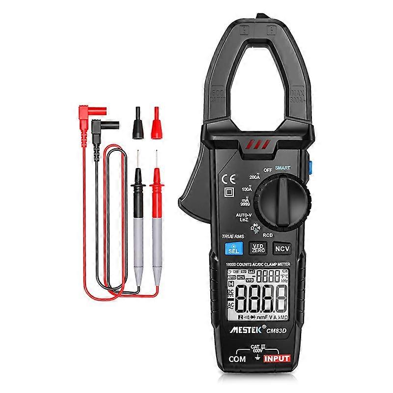 Digital Clamp Meter T-RMS 10000 Count Multimeter Voltage Tester Auto-ranging