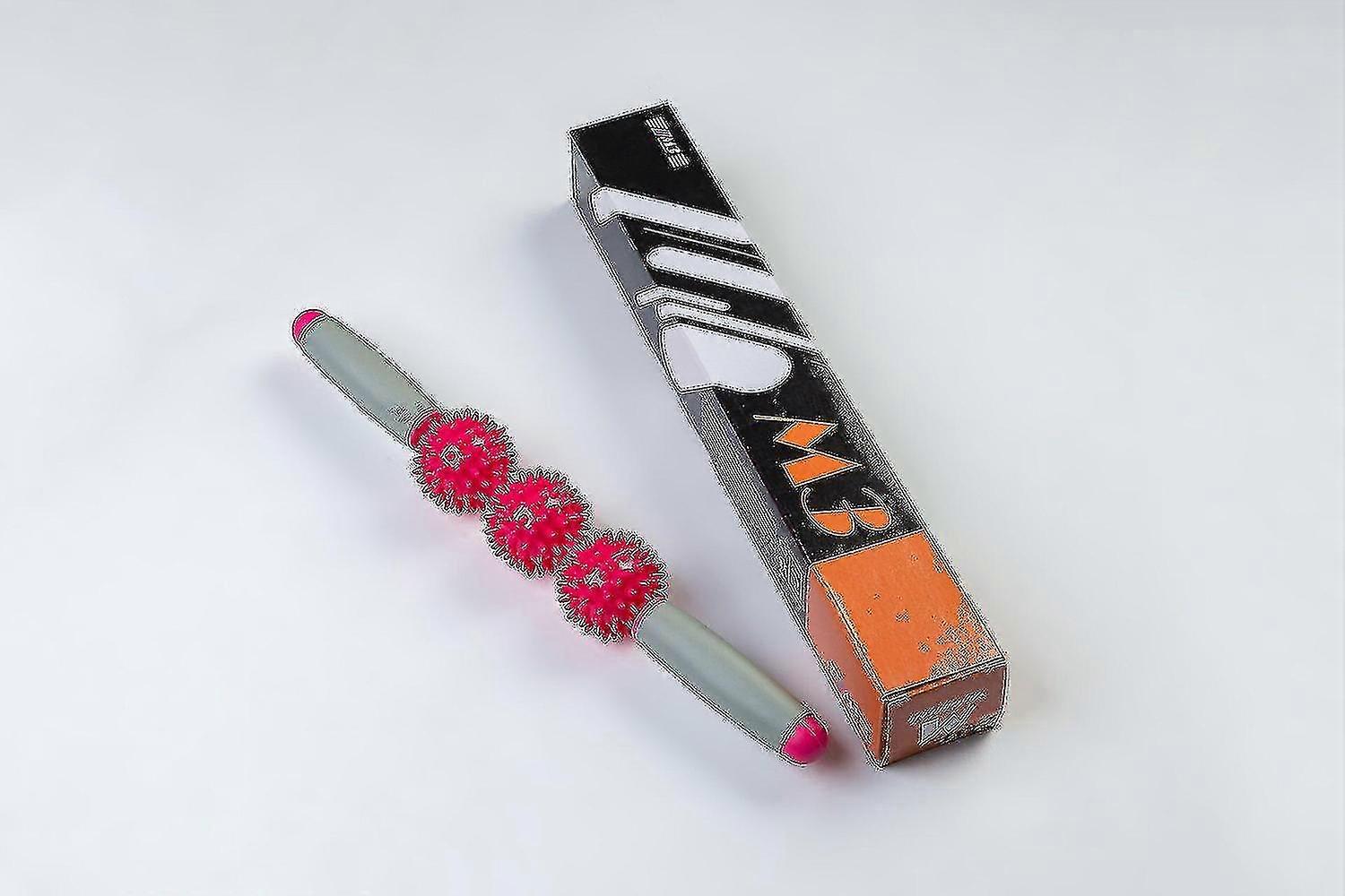 Anti-cellulite Trigger Point Stick Massager(rose Red)