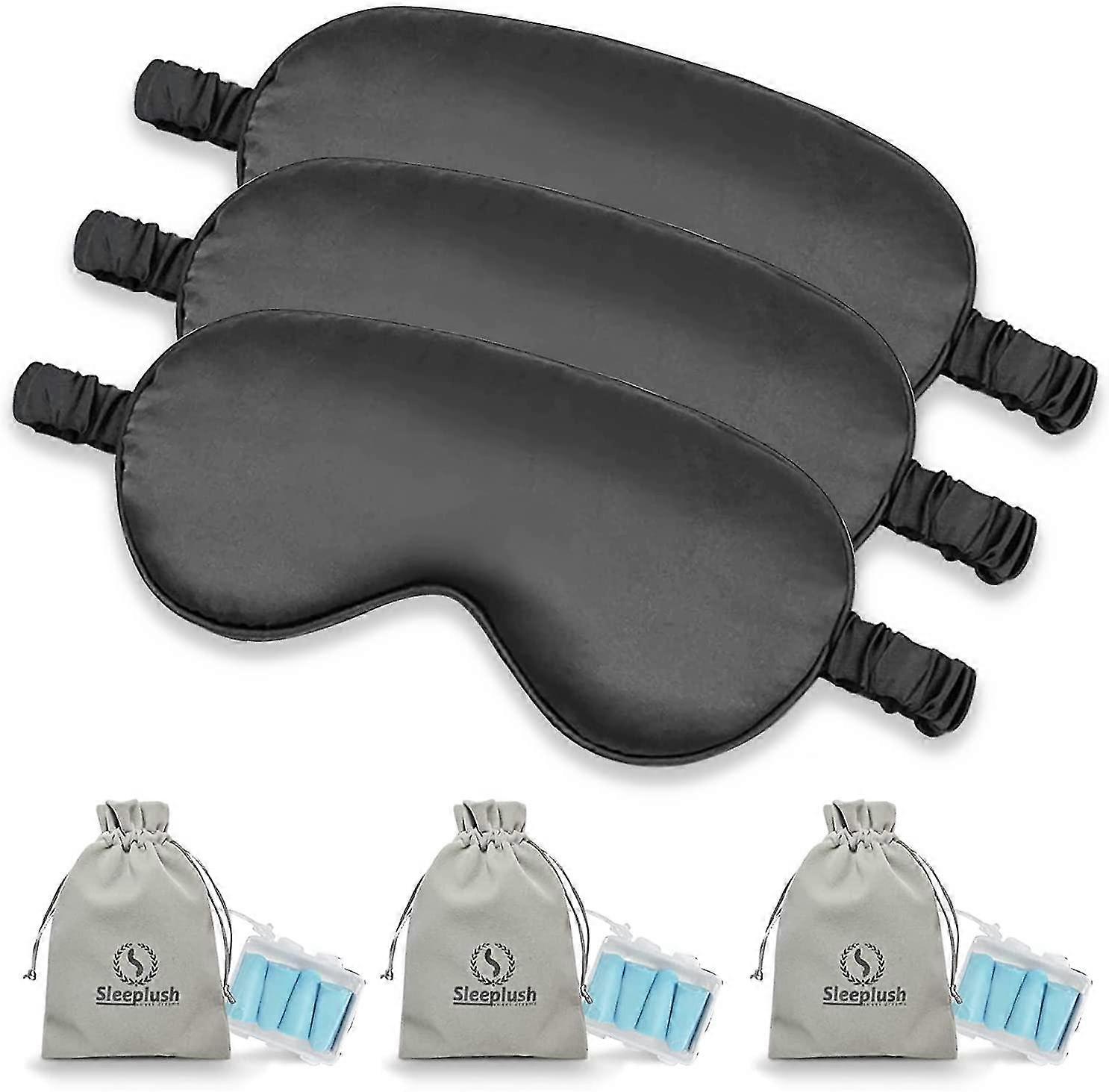 Silk Sleep Mask Eye Mask Blindfold With Double Layer Silk