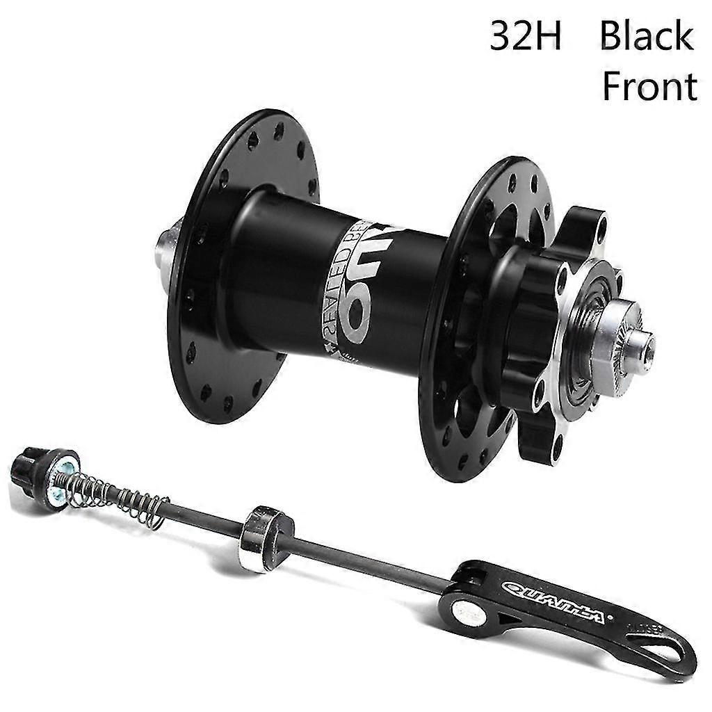 Bicycle Hub Disc Brake Mtb Mountain 2 Bearing Front Hub 32h Or 28 Hole 28 Clicks Quick Release