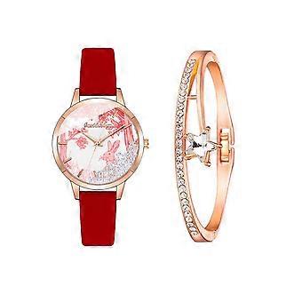 Luxe Quartz Horloges Roestvrij Staal Dial Casual Bracele Polshorloge